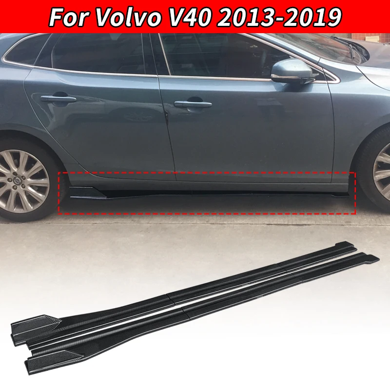 High Quality Car Side Skirts Accessories Carbon Look For VOLVO V40 2013-2019 Extensions Splitters Bumper Diffuser Spoiler Aprons
High Quality Car Side Skirts Accessories Carbon Look For VOLVO V40 2013-2019 Extensions Splitters Bumper Diffuser Spoiler Aprons
