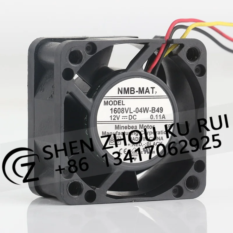 Original NMB 40X40X20MM 3-wire cooling fan 4020 DC12V 0.11A AC EC 4CM double ball bearing chassis Mute
Original NMB 40X40X20MM 3-wire cooling fan 4020 DC12V 0.11A AC EC 4CM double ball bearing chassis Mute