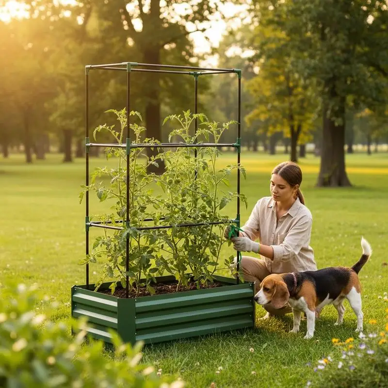 Galvanized Steel Cultivation Container 67.5x35.4x11.8 Inch For Backyard Vegetable Patch Flower Growing Climbing Vine Support
Galvanized Steel Cultivation Container 67.5x35.4x11.8 Inch For Backyard Vegetable Patch Flower Growing Climbing Vine Support