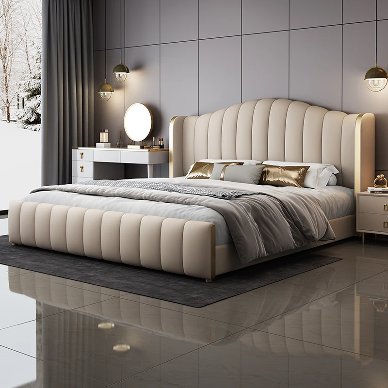 Storage Nightstands Bed Modern Luxury Drawers Headboard Upholstery Bed King Size Frame Muebles Para Dormitorio Home Furniture
Storage Nightstands Bed Modern Luxury Drawers Headboard Upholstery Bed King Size Frame Muebles Para Dormitorio Home Furniture