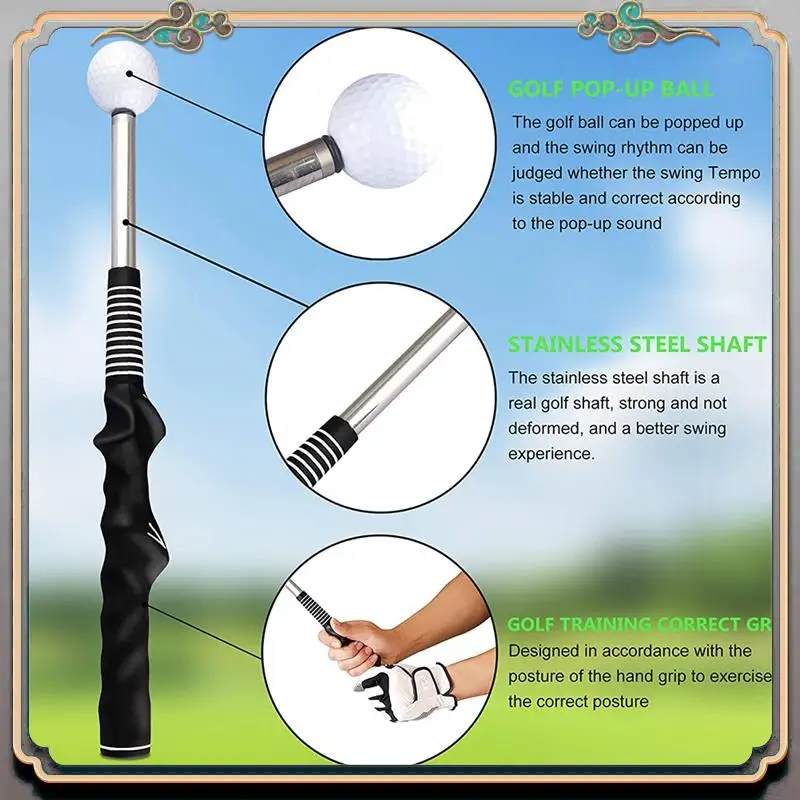Durable Golf Swing Trainer Aid - Golf Swing Training Aid For Flexibility, Tempo, And Strength Golf Warm-Up Stick
Durable Golf Swing Trainer Aid - Golf Swing Training Aid For Flexibility, Tempo, And Strength Golf Warm-Up Stick