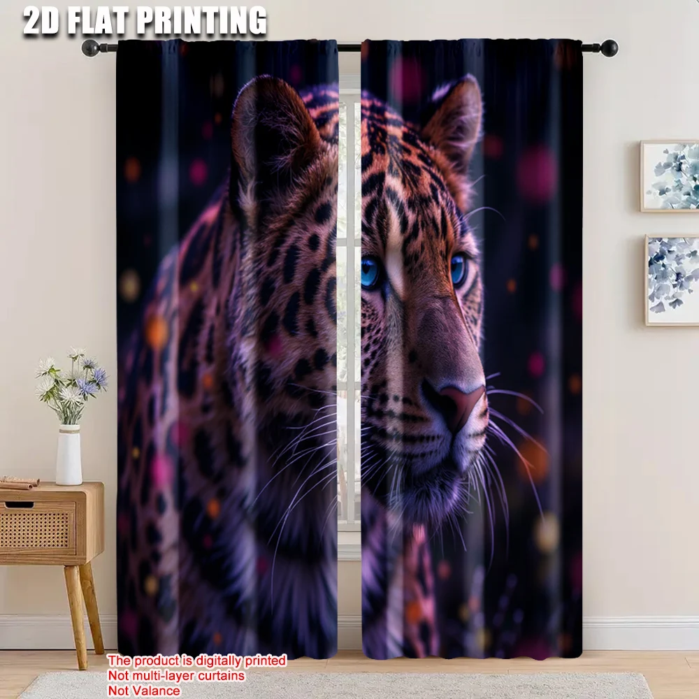 2pcs, 2D flat printing Curtain Purple leopard Machine Washable Polyester,Without Electricity Holiday Decorations for Holiday
2pcs, 2D flat printing Curtain Purple leopard Machine Washable Polyester,Without Electricity Holiday Decorations for Holiday