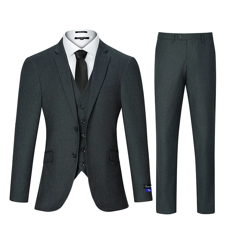 3-Piece Blazer Dress Business Wedding Suit Set for Men Party Black Jacket Vest & Pant Men’s Slim Fit Suit Formal Two Button
3-Piece Blazer Dress Business Wedding Suit Set for Men Party Black Jacket Vest & Pant Men’s Slim Fit Suit Formal Two Button