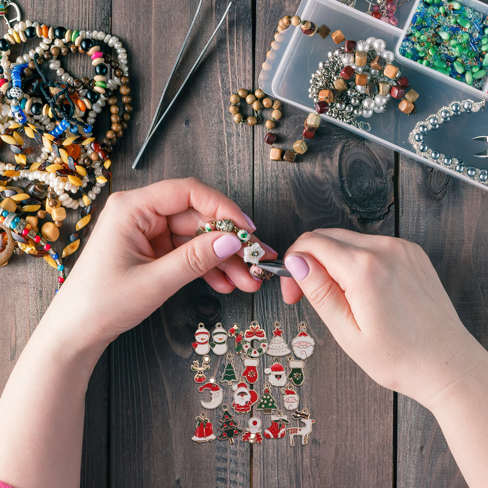 1Set Christmas Jewelry Charms Alloy Pendants DIY Necklace Bracelet Keychain Craft Supplies Christmas Charms DIY Supplies
1Set Christmas Jewelry Charms Alloy Pendants DIY Necklace Bracelet Keychain Craft Supplies Christmas Charms DIY Supplies