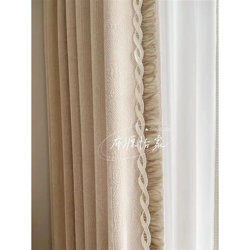 American Retro Style Curtains for Living Room Bedroom Dining Room Romantic Texture Pattern Relief Blackout Customized Curtains
American Retro Style Curtains for Living Room Bedroom Dining Room Romantic Texture Pattern Relief Blackout Customized Curtains