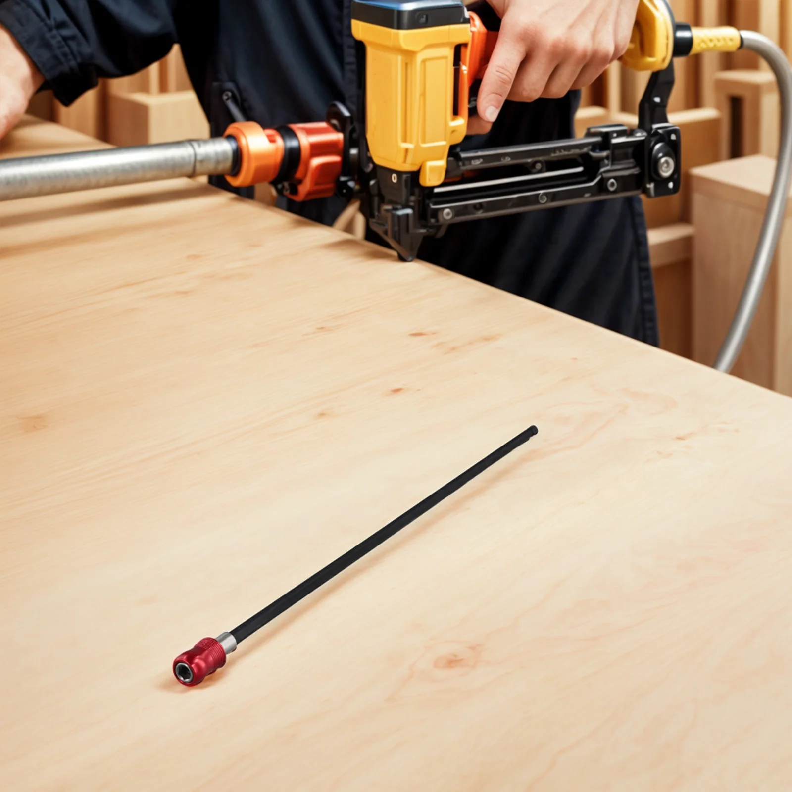 Drill Bit Extension Magnetic Bit Holder Quick-change Hex Shanks Red Color Accepts 1/4" Hex-shank Bits For Charging Drill
Drill Bit Extension Magnetic Bit Holder Quick-change Hex Shanks Red Color Accepts 1/4" Hex-shank Bits For Charging Drill