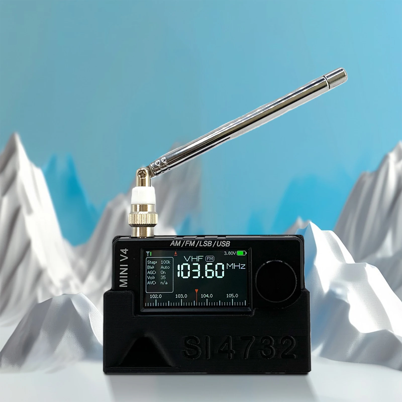Full-Band DSP Radio with Stand & Headphone Amplifier LSB USB Transistor Pocket Radios TYPE-C Charging for Indoor Outdoor
Full-Band DSP Radio with Stand & Headphone Amplifier LSB USB Transistor Pocket Radios TYPE-C Charging for Indoor Outdoor