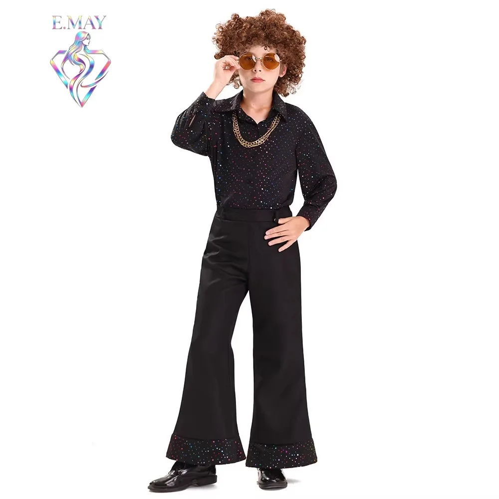 Disco Stage Performance Costume Halloween Hip Hop Children's Outfit Cross-Border Ethnic Fashion Ladies' Stage Costume
Disco Stage Performance Costume Halloween Hip Hop Children's Outfit Cross-Border Ethnic Fashion Ladies' Stage Costume