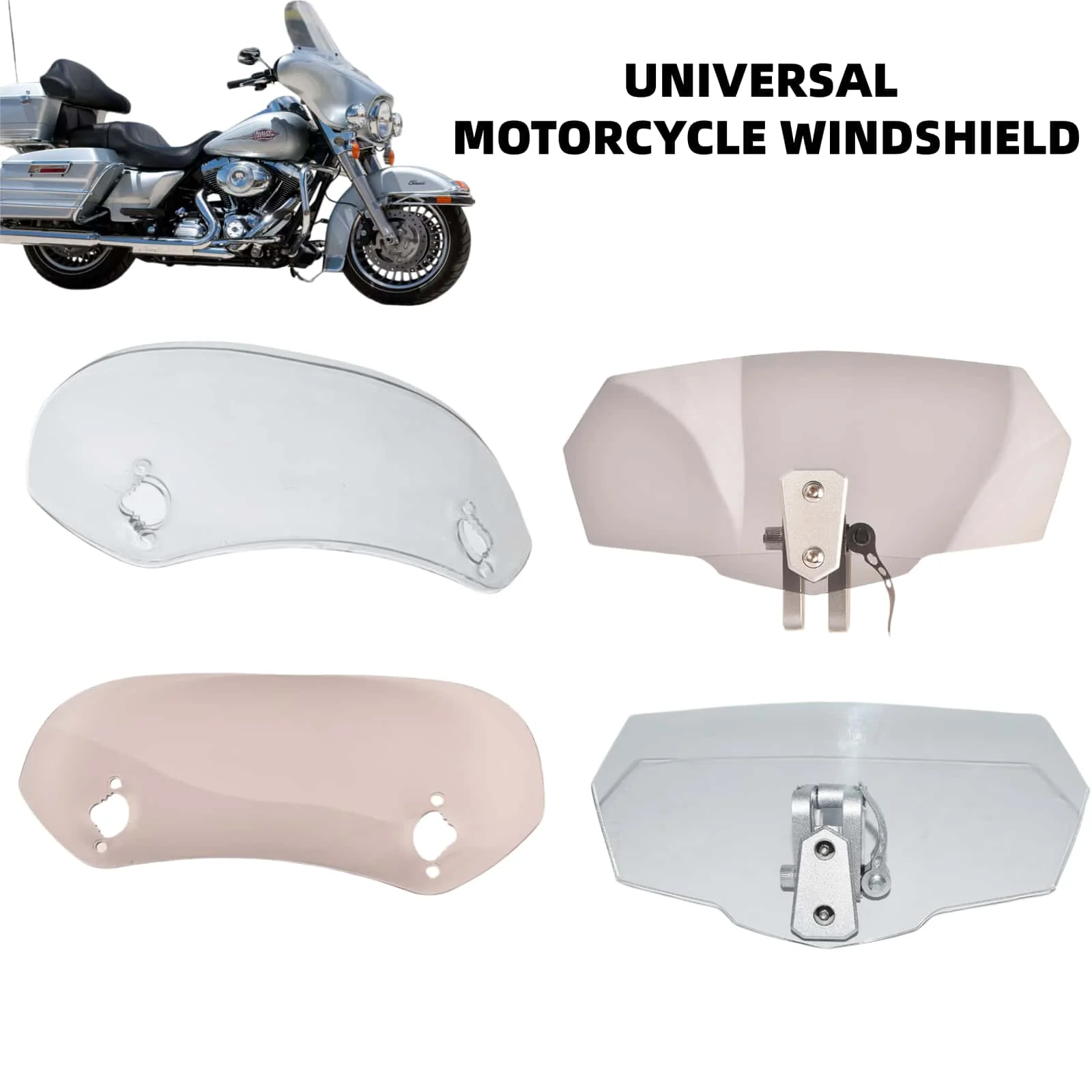 For All Motorcycle Models Motorcycle Windshield Extension Adjustable Spoiler Clamp-On Windscreen Deflector Suitable Universal
For All Motorcycle Models Motorcycle Windshield Extension Adjustable Spoiler Clamp-On Windscreen Deflector Suitable Universal