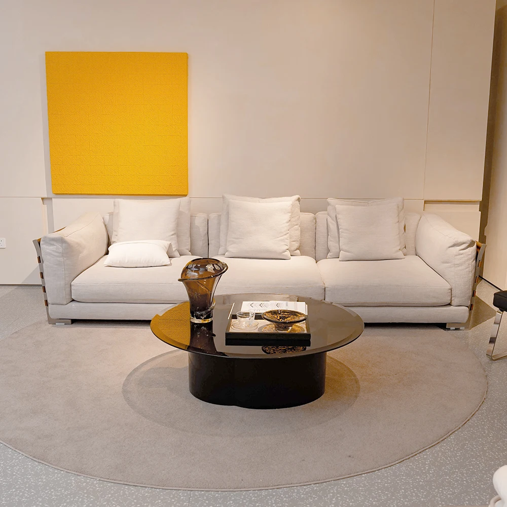 #Linen Fabric Upholstered Modular Modern Sofa Set with Comfortable Reclining Minimalist Tufted Design for Villa
#Linen Fabric Upholstered Modular Modern Sofa Set with Comfortable Reclining Minimalist Tufted Design for Villa
