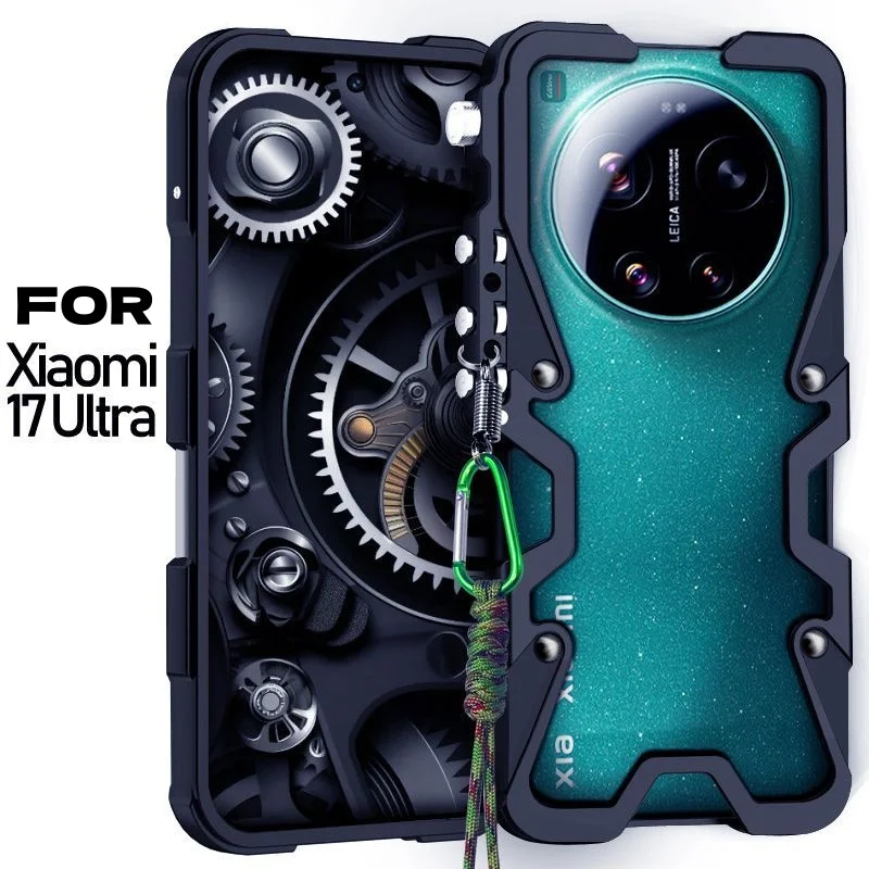 New Aluminum Metal Frameless Bumper Armor Case for Xiaomi 17 Ultra Creative Hollow Shockproof Phone Cover For Xiaomi 17 Pro Max
New Aluminum Metal Frameless Bumper Armor Case for Xiaomi 17 Ultra Creative Hollow Shockproof Phone Cover For Xiaomi 17 Pro Max