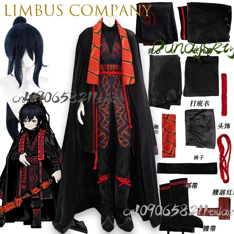 Shop1104340175 Store Limbus Monarch Hong Lu Cosplay Costume Wig Chinese Hanfu Red Black Suit Halloween Christmas Jirail Kei Cos
Shop1104340175 Store Limbus Monarch Hong Lu Cosplay Costume Wig Chinese Hanfu Red Black Suit Halloween Christmas Jirail Kei Cos