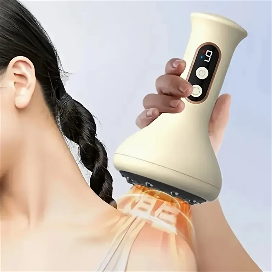 Electric cupping massager - gua sha device, with strong suction power, is very suitable for home use on the abdomen, back, legs
Electric cupping massager - gua sha device, with strong suction power, is very suitable for home use on the abdomen, back, legs