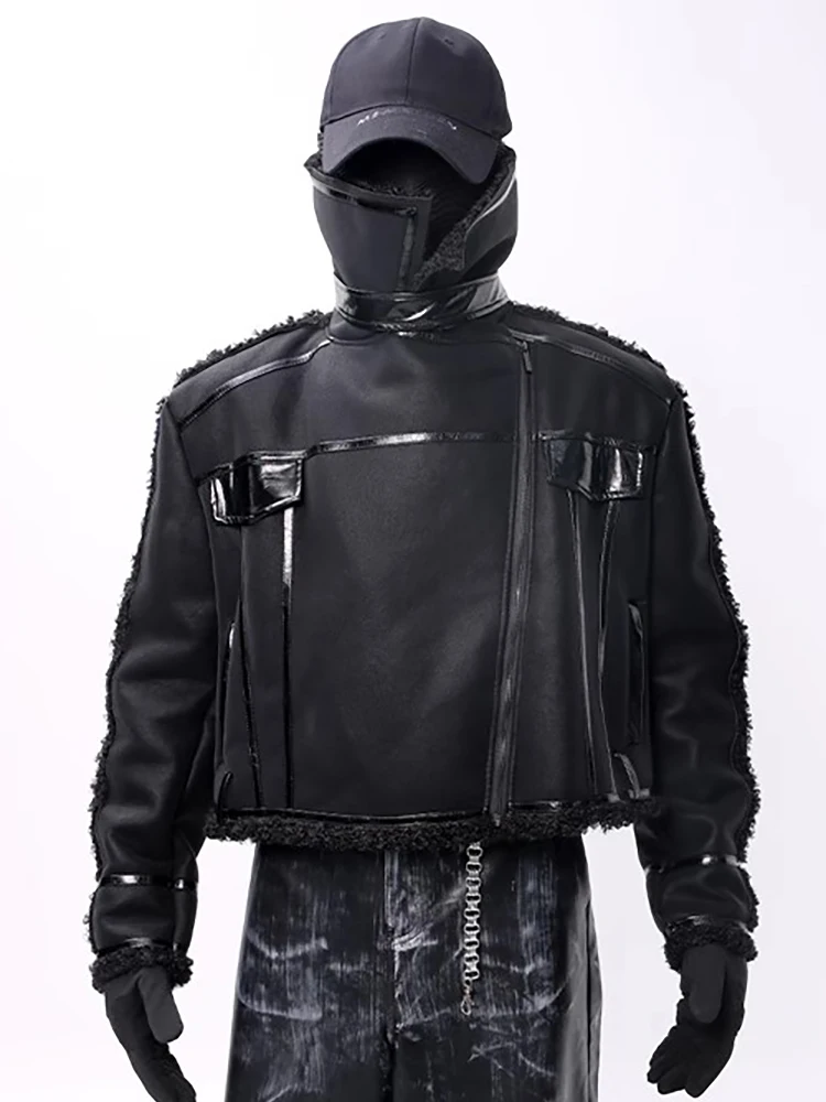 Mauroicardi Autumn Winter Cool Handsome Oversized Short Black Soft Thick Warm Faux Sheepskin Coat Men Zipper Fluffy Jacket 2025
Mauroicardi Autumn Winter Cool Handsome Oversized Short Black Soft Thick Warm Faux Sheepskin Coat Men Zipper Fluffy Jacket 2025