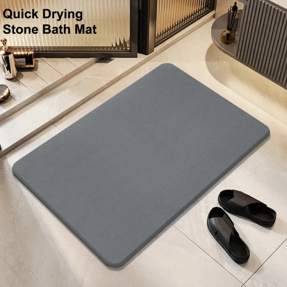 Diatomite Stone Bath Mat Natural Diatomaceous Earth Floor Mat Fast Drying & Non-Slip - Absorbent Stone Shower Mat for Bathroom
Diatomite Stone Bath Mat Natural Diatomaceous Earth Floor Mat Fast Drying & Non-Slip - Absorbent Stone Shower Mat for Bathroom