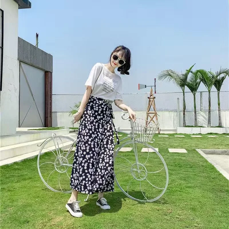 Half Length Skirt for Women's Fashion High Waisted Printed Split Tie Holiday Tight Skirt Loose and Irregular Beach Skirt 2023
Half Length Skirt for Women's Fashion High Waisted Printed Split Tie Holiday Tight Skirt Loose and Irregular Beach Skirt 2023