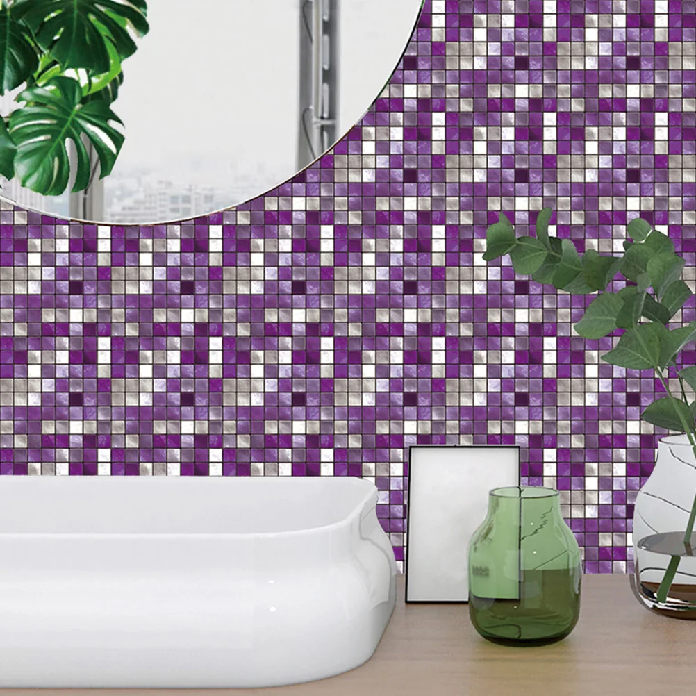 10 pcs PVC Home Mosaic Tile Stickers Tile Stickers Decor Purple Glossy Waterproof Wall Decals Home Kitchen Bathroom Decals
10 pcs PVC Home Mosaic Tile Stickers Tile Stickers Decor Purple Glossy Waterproof Wall Decals Home Kitchen Bathroom Decals