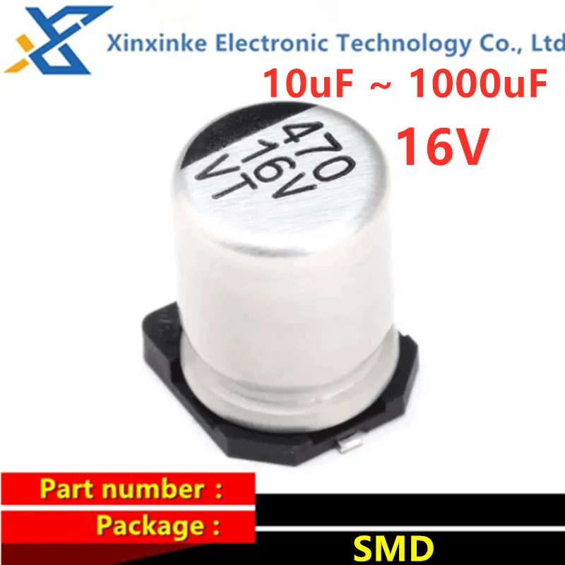 50PCS 16V Aluminum Electrolytic Capacitor 10/22/47/100/150/220/330/470/680/1000uF 10*10.5MM 8*10.5 6.3X7.7 5*5.4MM 4x5.4MM
50PCS 16V Aluminum Electrolytic Capacitor 10/22/47/100/150/220/330/470/680/1000uF 10*10.5MM 8*10.5 6.3X7.7 5*5.4MM 4x5.4MM