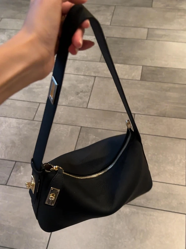 Черная сумка-хобо на плечо для женщин, модная сумка-тоут, городская сумка, роскошный минималистичный стиль, новинка осени 2025 года
Черная сумка-хобо на плечо для женщин, модная сумка-тоут, городская сумка, роскошный минималистичный стиль, новинка осени 2025 года