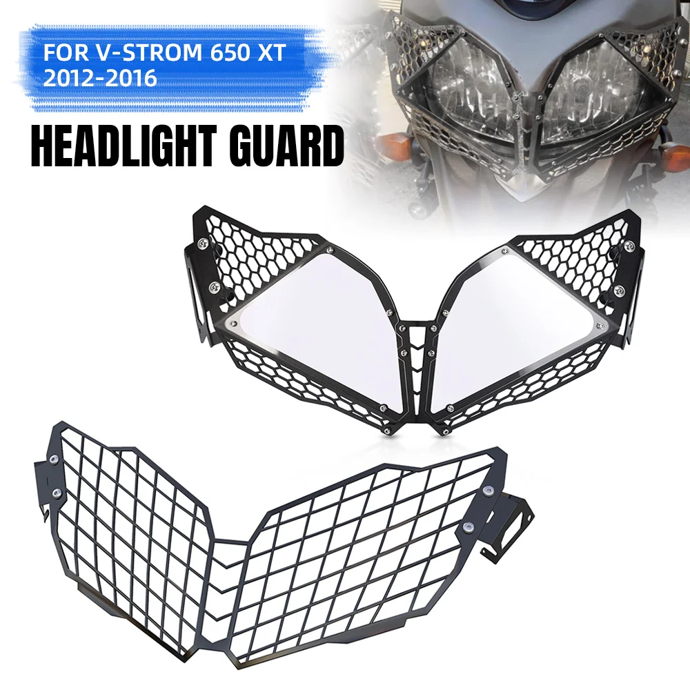 For Suzuki V-Strom 650 XT 2012 2013 2014 2015 2016 Motorcycle Accessories Headlight Guard Shield Mesh Grille Protector 650XT
For Suzuki V-Strom 650 XT 2012 2013 2014 2015 2016 Motorcycle Accessories Headlight Guard Shield Mesh Grille Protector 650XT