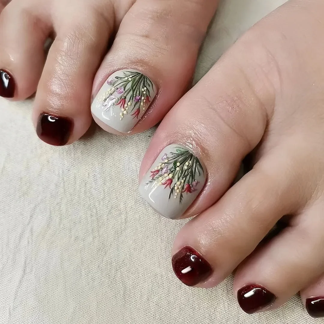 24pcs Press on Toenails Green Wild Flower Chocolate Plant Flower Full Coverage Nail Plate for Women&Girl Removable Wearable Nail
24pcs Press on Toenails Green Wild Flower Chocolate Plant Flower Full Coverage Nail Plate for Women&Girl Removable Wearable Nail