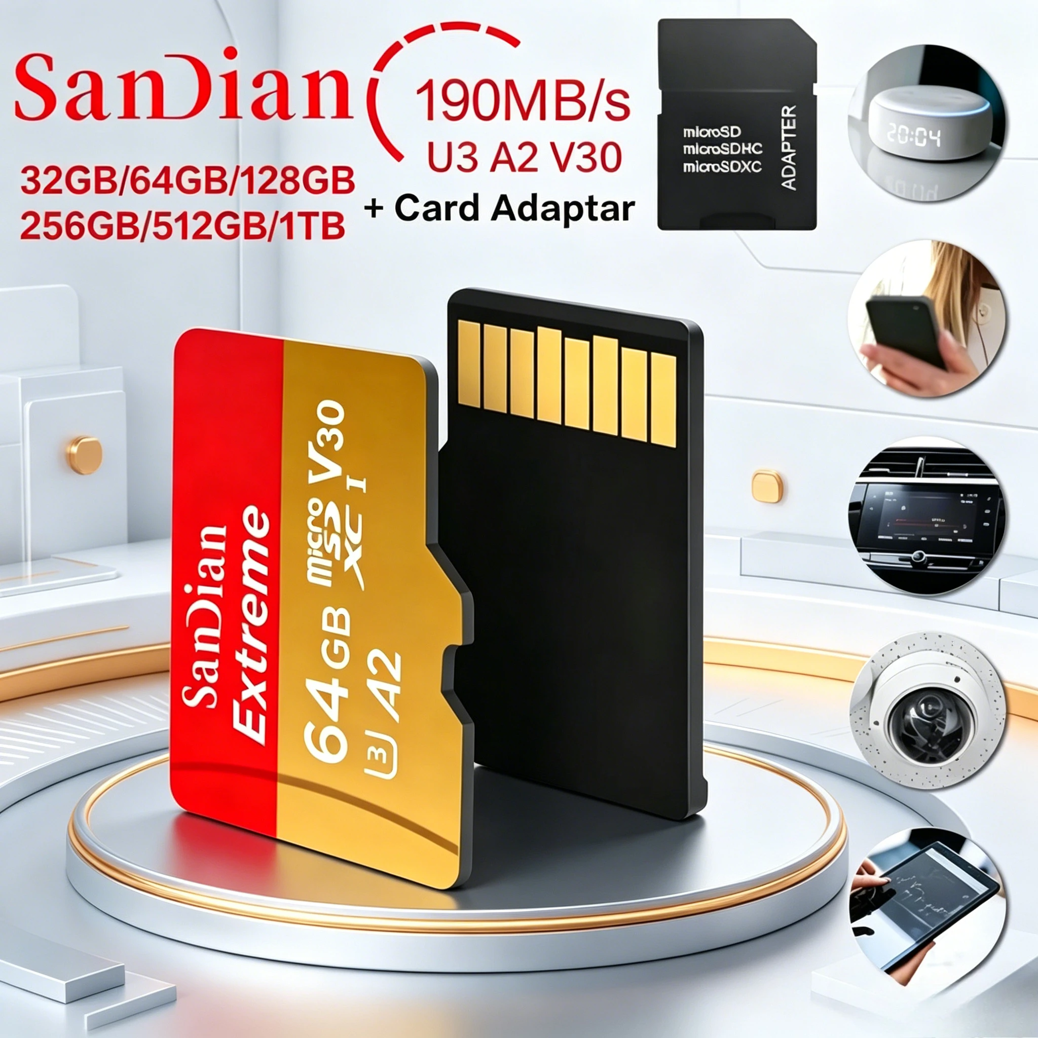 Original Mini Memory Card Class10 For Camera/Phone/Drone 1TB Micro TF/SD Card Memory Card 128GB 256GB
Original Mini Memory Card Class10 For Camera/Phone/Drone 1TB Micro TF/SD Card Memory Card 128GB 256GB