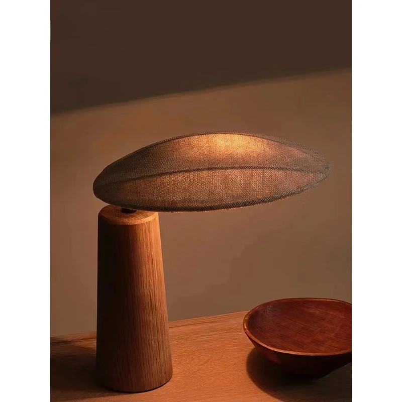 Wabi Sabi style desk lamp, simple solid wood bedroom bedside desk lamp, Japanese style wooden tea table fabric decorative lamp
Wabi Sabi style desk lamp, simple solid wood bedroom bedside desk lamp, Japanese style wooden tea table fabric decorative lamp