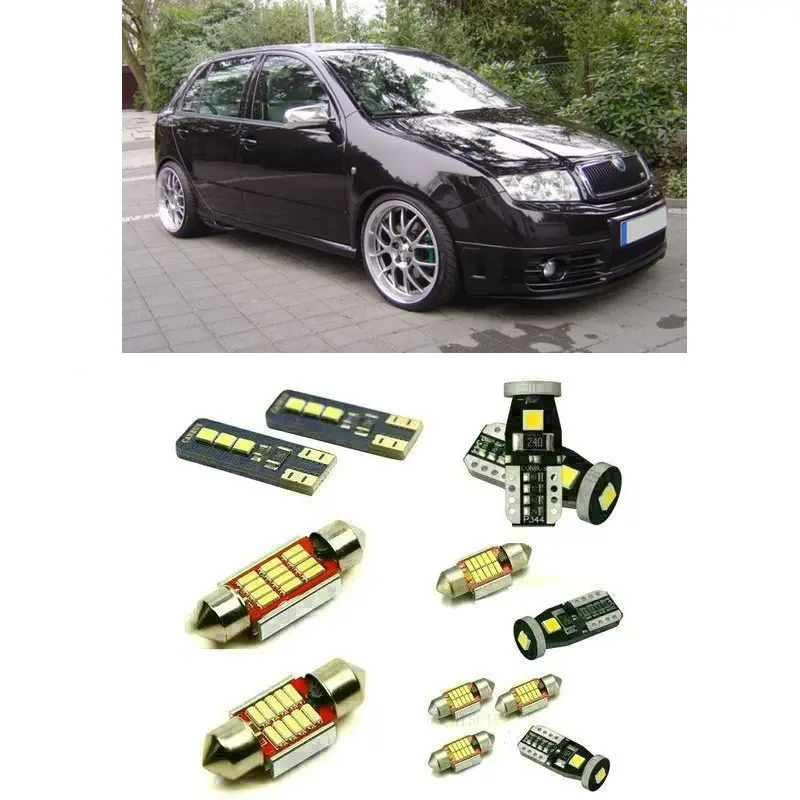 Для Skoda FABIA mk1 6Y2 8 шт. Автомобильное светодиодное внутреннее освещение, автомобильные внутренние лампы, лампы для автомобилей, без ошибок
Для Skoda FABIA mk1 6Y2 8 шт. Автомобильное светодиодное внутреннее освещение, автомобильные внутренние лампы, лампы для автомобилей, без ошибок