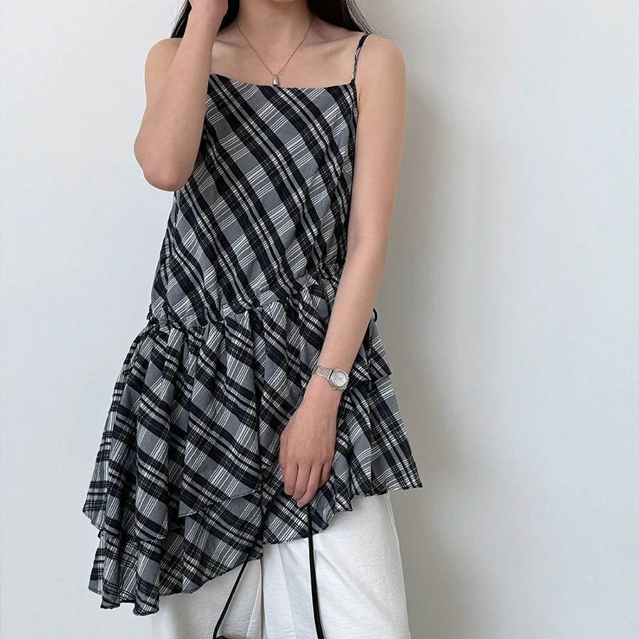 Dress Women Mid Length Dresses Sleeveless Sling Vestidos Y2k Streetwear Ruffles Sexy Elegant Splice Party Night Work 2026 Summer
Dress Women Mid Length Dresses Sleeveless Sling Vestidos Y2k Streetwear Ruffles Sexy Elegant Splice Party Night Work 2026 Summer