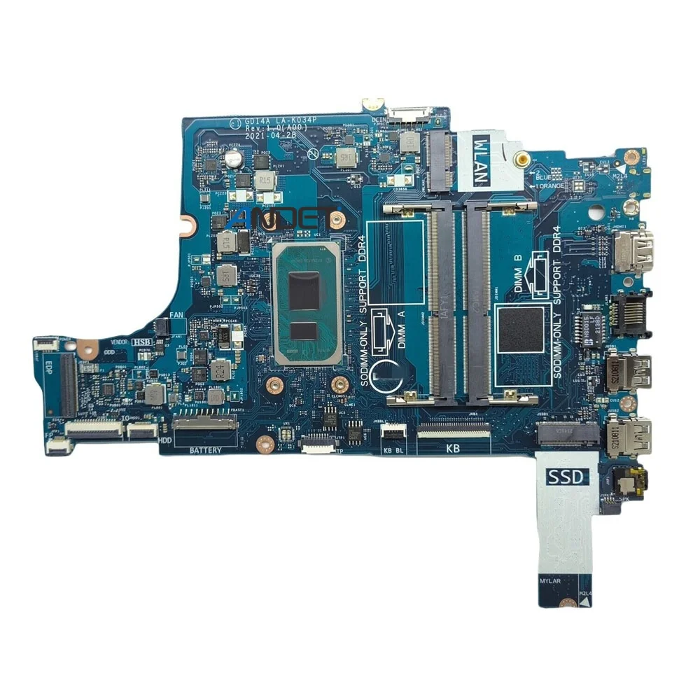 LA-K034P Inspiron 3400 3500 3501 Vostro 3401 3501 For Dell Laptop Motherboard Mainboard I3-1115G4 CN-0KTC4H 100% Test Work
LA-K034P Inspiron 3400 3500 3501 Vostro 3401 3501 For Dell Laptop Motherboard Mainboard I3-1115G4 CN-0KTC4H 100% Test Work