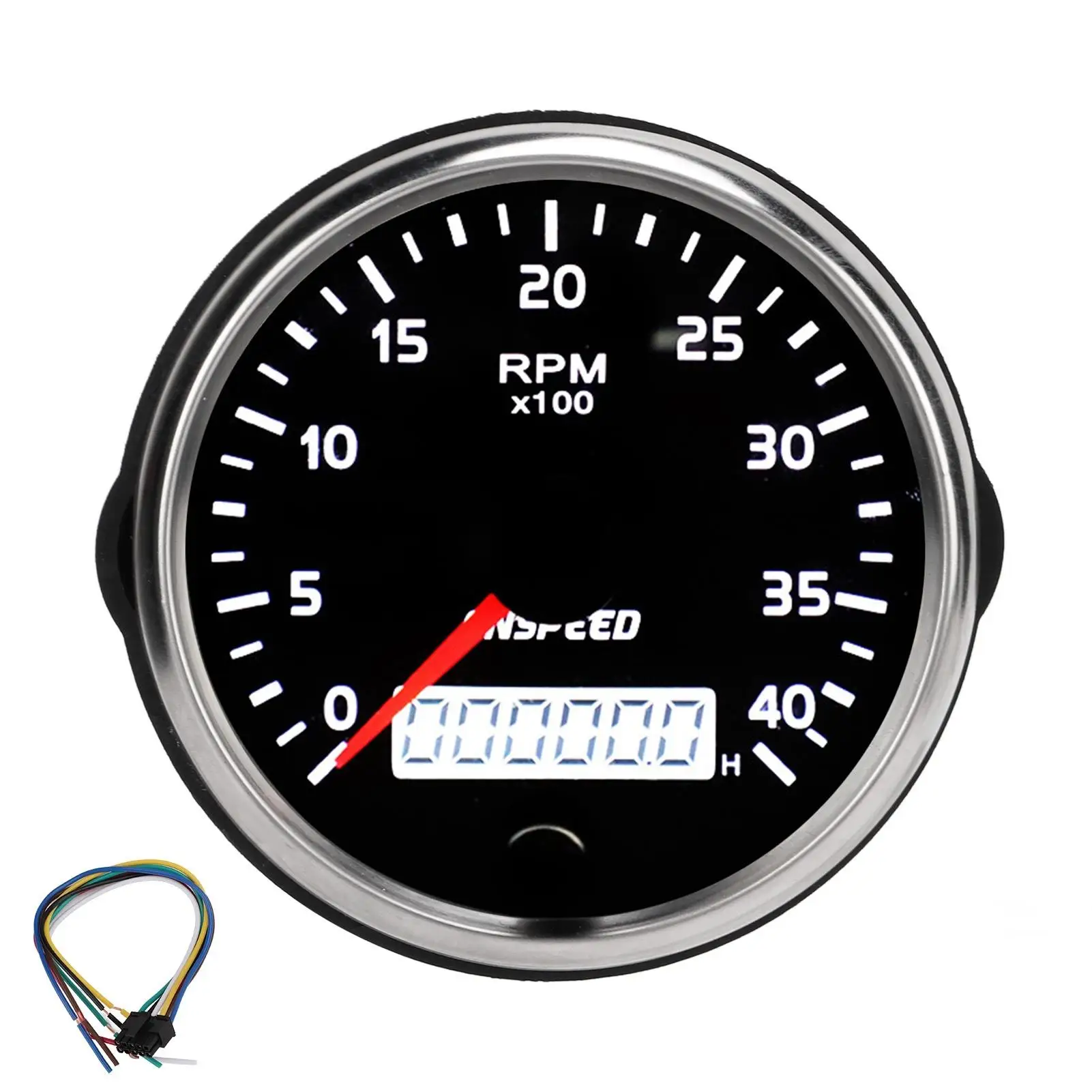 IP67 Waterproof RPM Gauge Tachometer for 1 2 /24V Car - for 1 -8 Cylinder Gasoline for diesel Engine
IP67 Waterproof RPM Gauge Tachometer for 1 2 /24V Car - for 1 -8 Cylinder Gasoline for diesel Engine