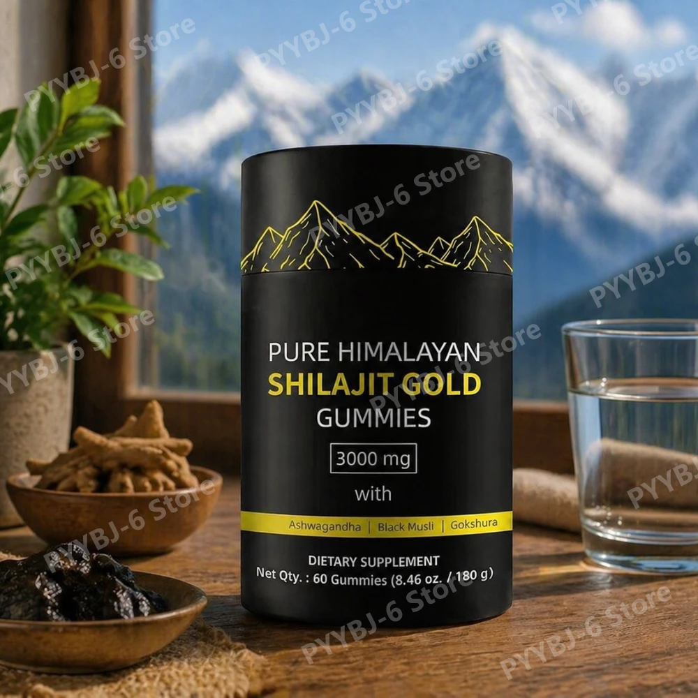 Shilajit Gold Gummies 3000mg Pure Shilajit with Ashwagandha Black Musli & Gokshura 60 Gummies for Joint & Energy Support
Shilajit Gold Gummies 3000mg Pure Shilajit with Ashwagandha Black Musli & Gokshura 60 Gummies for Joint & Energy Support