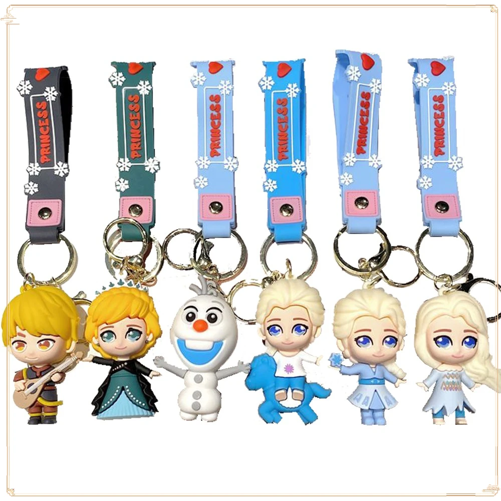 NEW Disney Frozen Cartoon Doll Keychain Elsa Anna Olaf Christoph Bestie Lovers Bag Car Keychain Decorative Pendant Small Gift
NEW Disney Frozen Cartoon Doll Keychain Elsa Anna Olaf Christoph Bestie Lovers Bag Car Keychain Decorative Pendant Small Gift