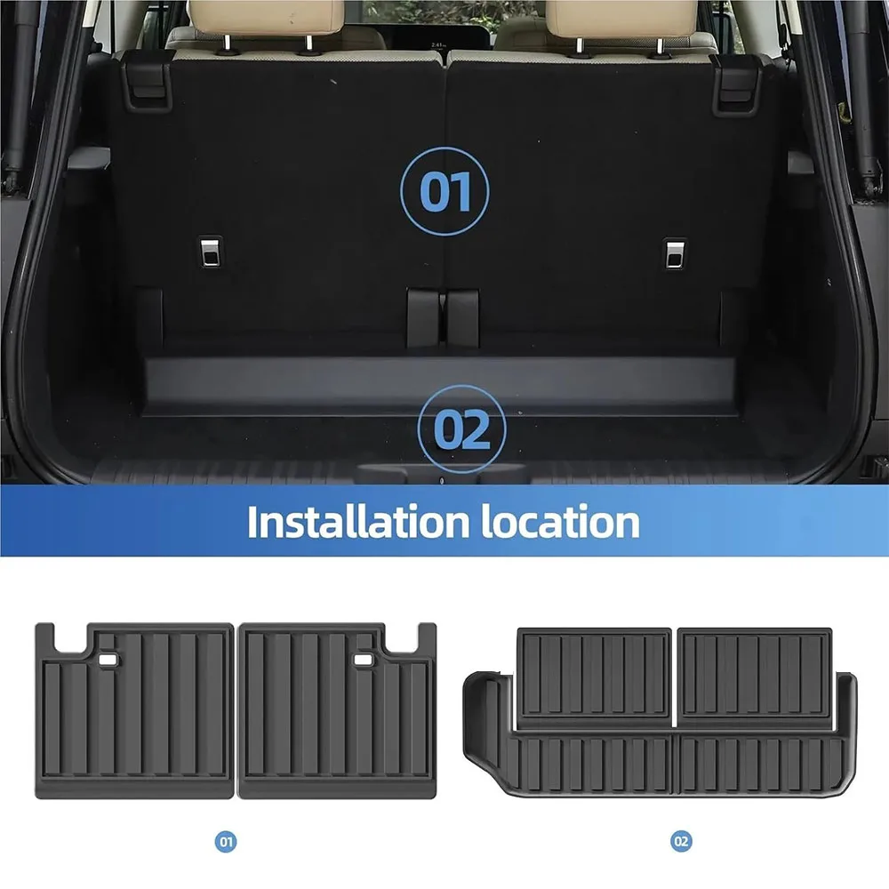 For Toyota Land Cruiser Prado 250 J250 LC250 Rear Seat Backrest Protective Pad Trunk Mat Car Accessories 7 Seat Cargo Liner
For Toyota Land Cruiser Prado 250 J250 LC250 Rear Seat Backrest Protective Pad Trunk Mat Car Accessories 7 Seat Cargo Liner