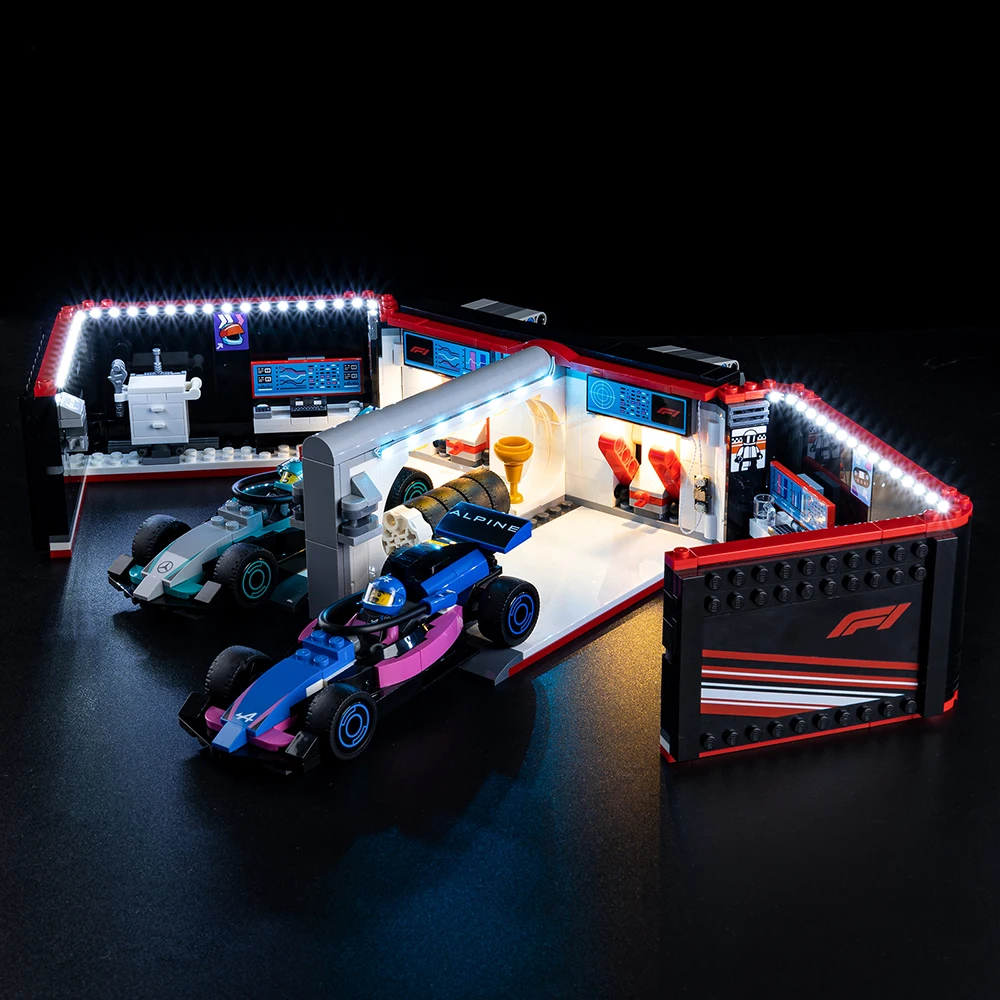 Lighting Set For LEGO F1 Garage AMG Alpine Cars Not Include Building Block (Only Led Light Kit)
Lighting Set For LEGO F1 Garage AMG Alpine Cars Not Include Building Block (Only Led Light Kit)