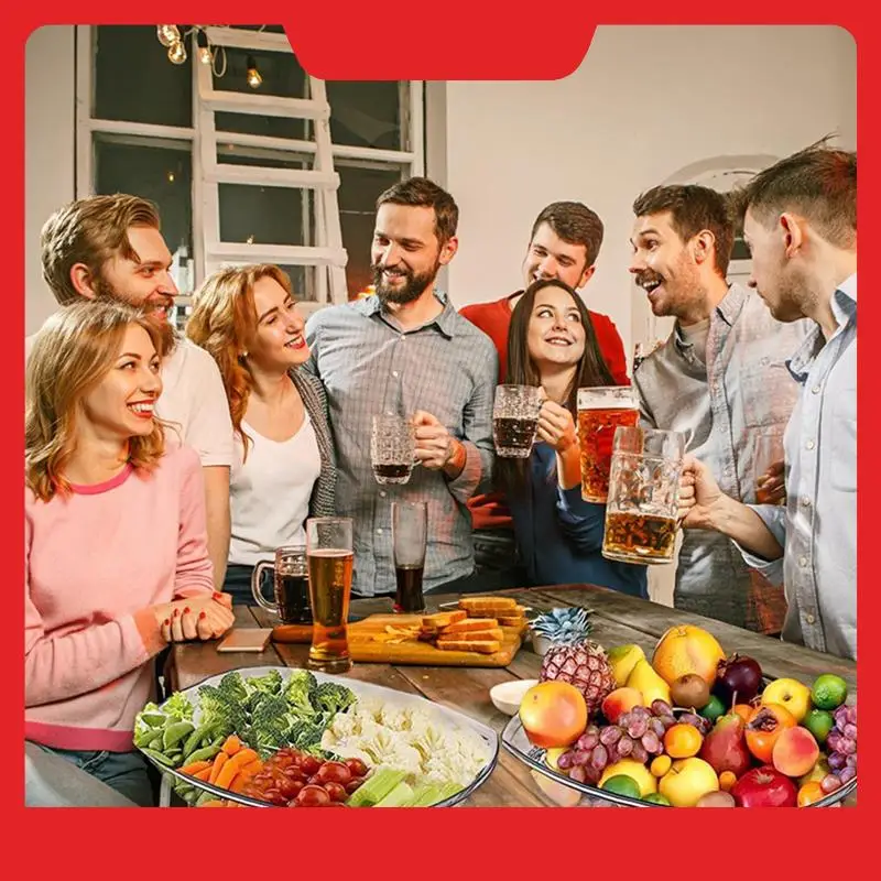 Ice Serving Trays For Parties With Lid , Serving Tray With Ice Underneath For Party Dinner, Family Gathering Durable
Ice Serving Trays For Parties With Lid , Serving Tray With Ice Underneath For Party Dinner, Family Gathering Durable