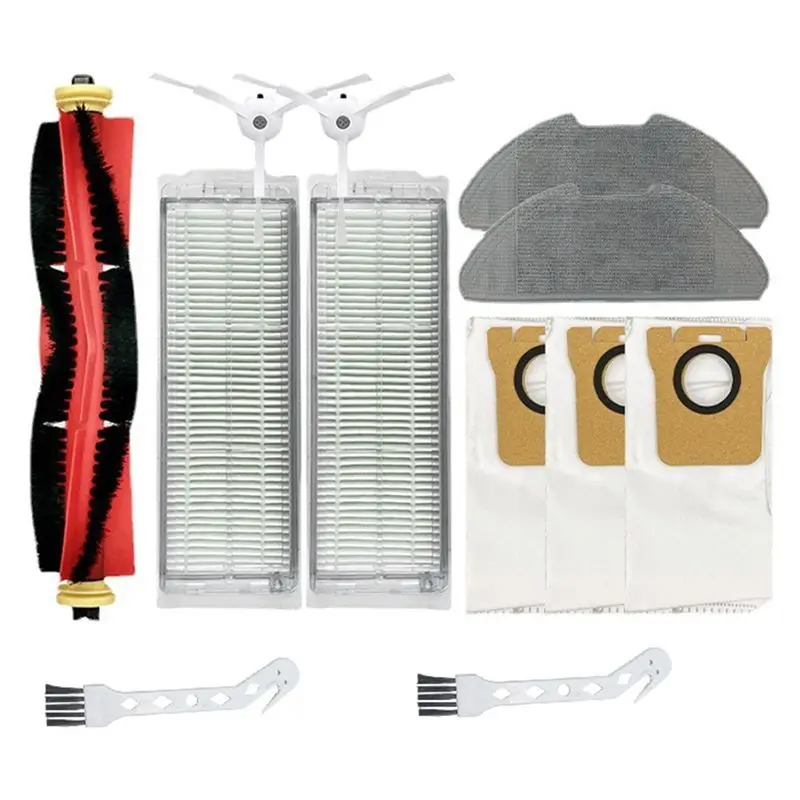 For Mijia Robot Vacuum Cleaner MJST1S/2PROMJST1SHW/2 Ultra Replacement Accessories Set Main Brush Side Brush Dust Bag Filter
For Mijia Robot Vacuum Cleaner MJST1S/2PROMJST1SHW/2 Ultra Replacement Accessories Set Main Brush Side Brush Dust Bag Filter