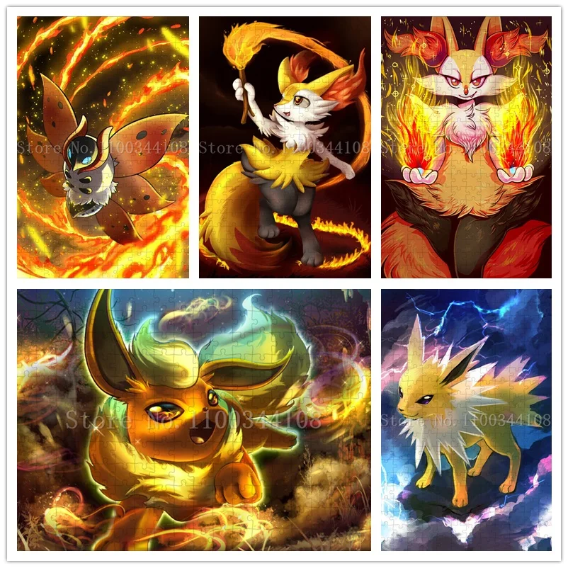 300/500/1000 Pieces Pokemon Anime Jigsaw Puzzles Leafeon Jolteon Volcarona Wooden Puzzles for Children Handmade Toys & Hobbies
300/500/1000 Pieces Pokemon Anime Jigsaw Puzzles Leafeon Jolteon Volcarona Wooden Puzzles for Children Handmade Toys & Hobbies