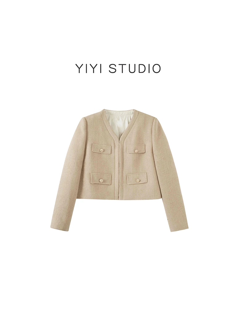 Элегантная короткая стеганая куртка в женском стиле London Evening Chic, осенне-зимняя, винтажная, утепленная, с длинными рукавами, однотонная
Элегантная короткая стеганая куртка в женском стиле London Evening Chic, осенне-зимняя, винтажная, утепленная, с длинными рукавами, однотонная