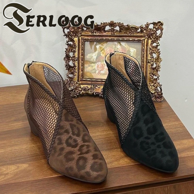 Leopard Women Heeled Shoes Pointed Toe Cool Boots Sandals Weave Mesh Hollow 2025 Summer New Sexy Chunky Shoes Zipper Woman Pumps
Leopard Women Heeled Shoes Pointed Toe Cool Boots Sandals Weave Mesh Hollow 2025 Summer New Sexy Chunky Shoes Zipper Woman Pumps