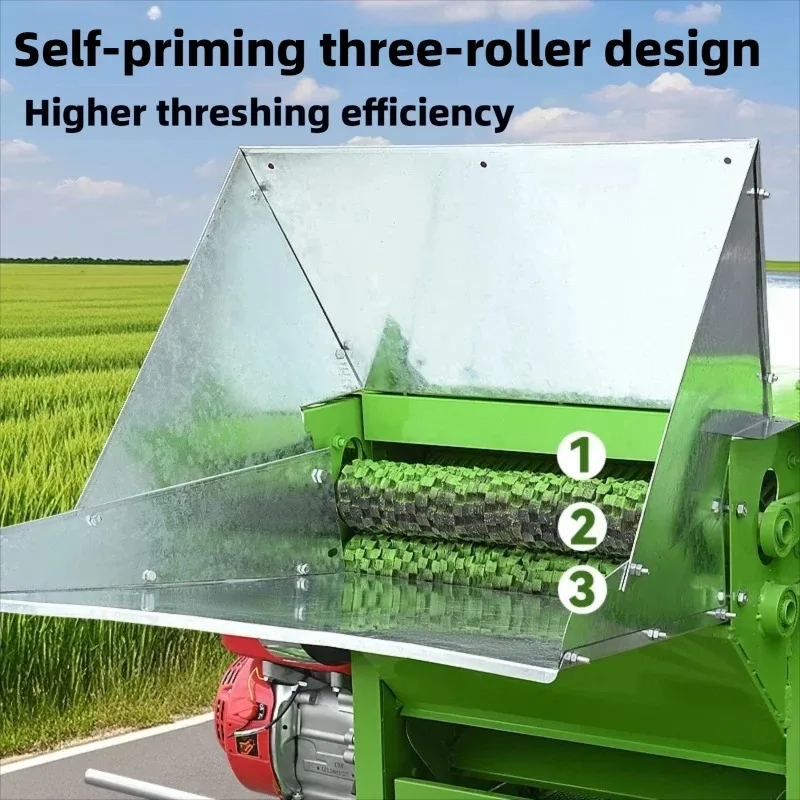 【Popular】Multi Crop Thresher hine Triple Roller Full Feed Grain Sheller for Wheat Rice Soybean Sorghum Rapeseed Farm Use
【Popular】Multi Crop Thresher hine Triple Roller Full Feed Grain Sheller for Wheat Rice Soybean Sorghum Rapeseed Farm Use