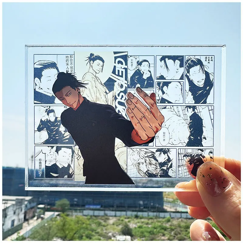 Jujutsu Kaisen Gojo Satoru Geto Suguru Fushiguro Megumi Gao Appearance Transparent Card Acrylic Brick Decoration Set Toys Cute
Jujutsu Kaisen Gojo Satoru Geto Suguru Fushiguro Megumi Gao Appearance Transparent Card Acrylic Brick Decoration Set Toys Cute