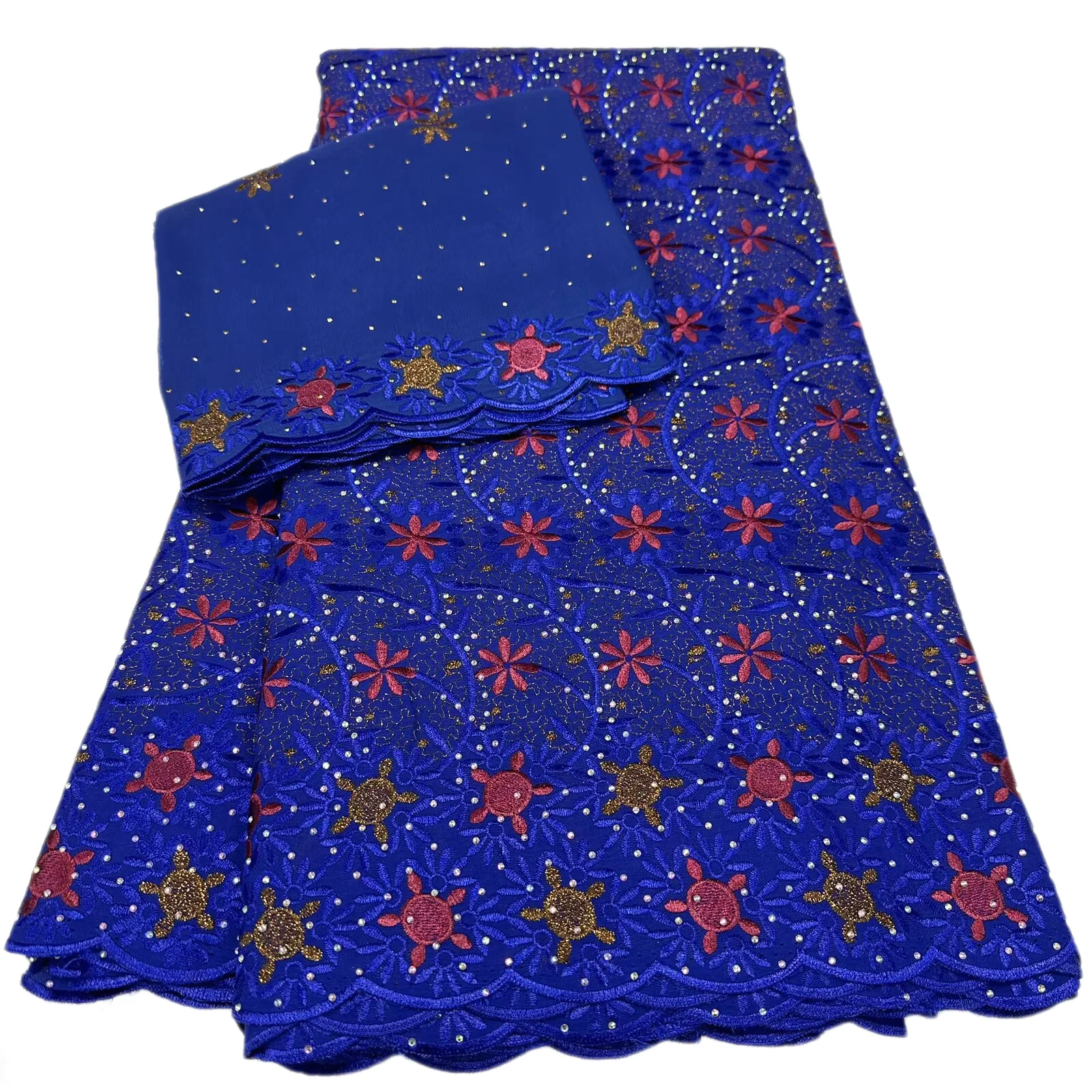 Luxury Swiss Voile Embroidered Lace Fabric High Quality African 100% Cotton Lace Fabric With Stones For Wedding 5+2 Yards Cloth
Luxury Swiss Voile Embroidered Lace Fabric High Quality African 100% Cotton Lace Fabric With Stones For Wedding 5+2 Yards Cloth