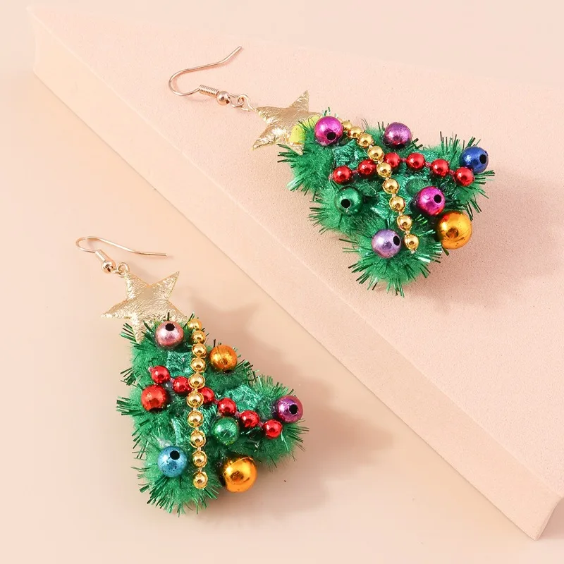 New promotion Christmas jewelry earrings Christmas tree earrings ear studs holiday accessories
New promotion Christmas jewelry earrings Christmas tree earrings ear studs holiday accessories