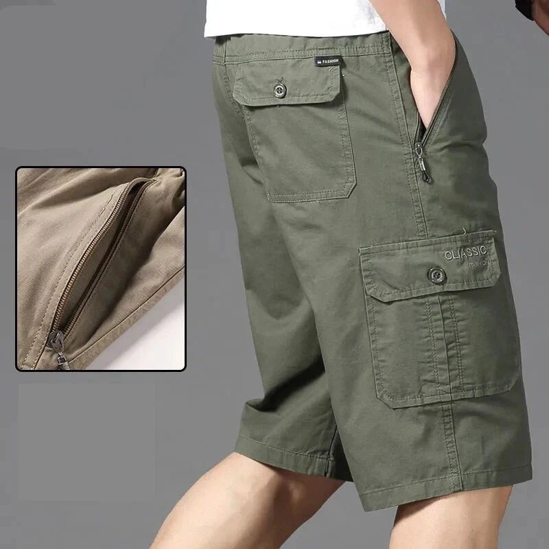 Army Green Men's Casual Workwear Shorts Fashion Loose Straight Cargo Shorts Men Cotton Comfortable Beach Running Short Pants
Army Green Men's Casual Workwear Shorts Fashion Loose Straight Cargo Shorts Men Cotton Comfortable Beach Running Short Pants