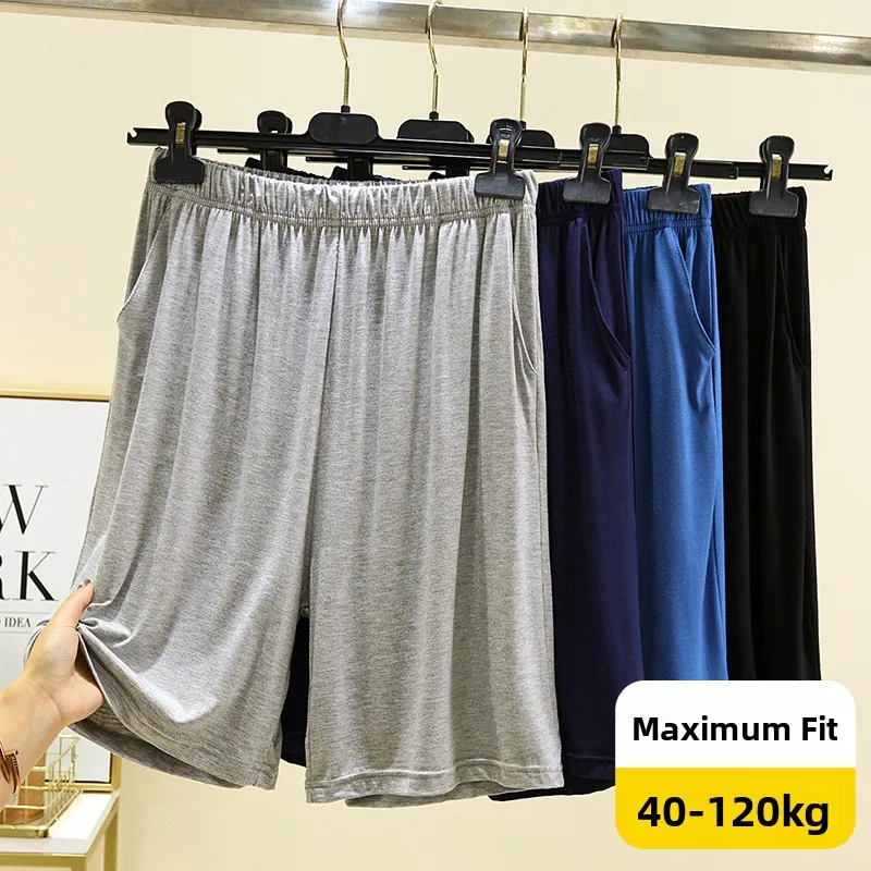 Men's Modal Short Pajama Shorts Five-Quarter Length Casual Loose Fit Home Pants Thin Summer Style Color Simple Design
Men's Modal Short Pajama Shorts Five-Quarter Length Casual Loose Fit Home Pants Thin Summer Style Color Simple Design