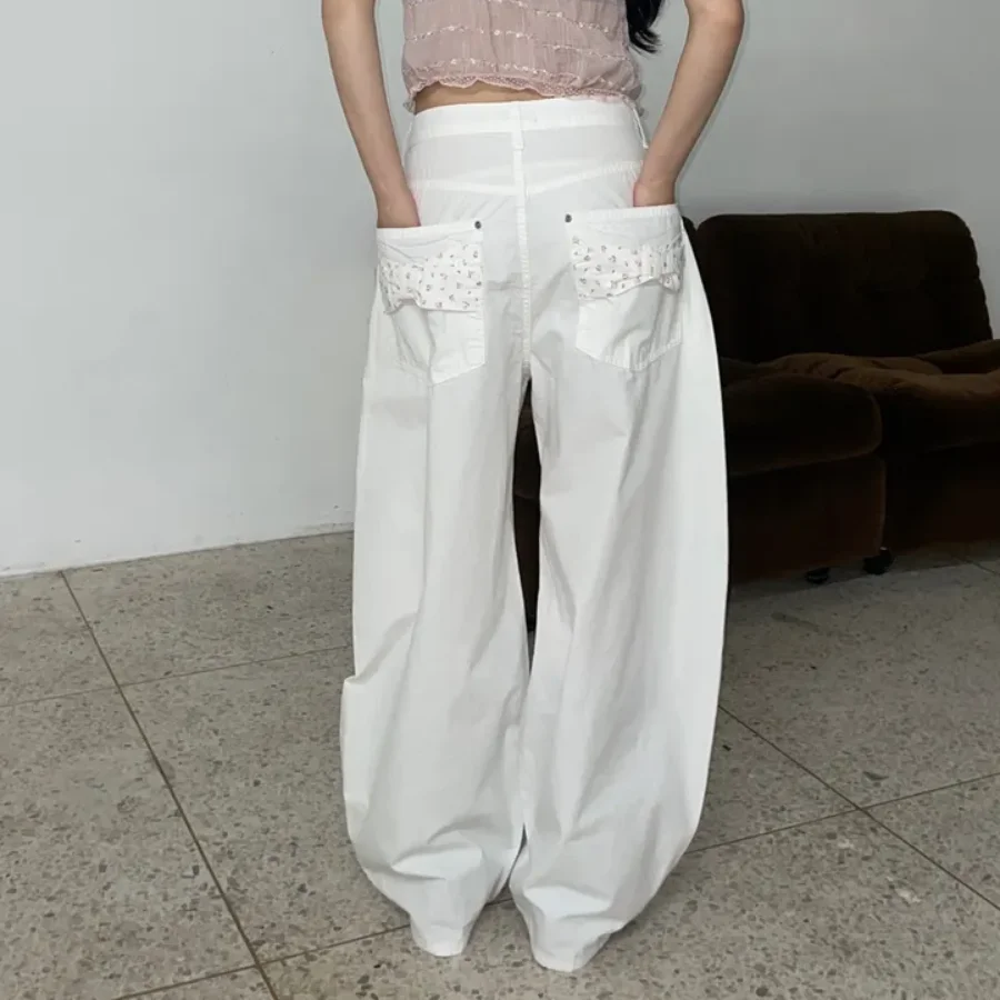 Casual Loose Women's Floral Patchwork Denim Pants Summer 2026 Chic Knot Wide Leg Jeans Natural Waist Cotton 100%
Casual Loose Women's Floral Patchwork Denim Pants Summer 2026 Chic Knot Wide Leg Jeans Natural Waist Cotton 100%