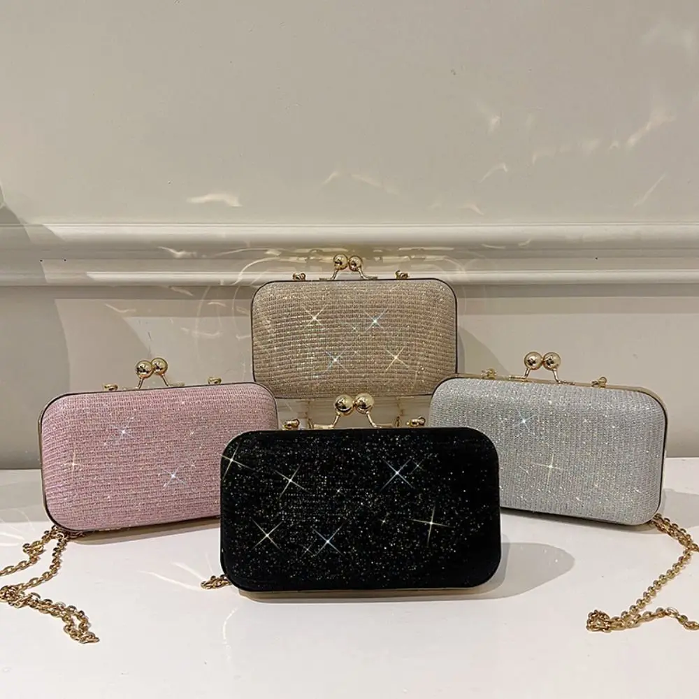 Elegant Glitter Evening Banquet Bag Rhinestone Wrist Bag Box Handbag Large Capacity Crossbody Bag Ladies Clutch Bag Party
Elegant Glitter Evening Banquet Bag Rhinestone Wrist Bag Box Handbag Large Capacity Crossbody Bag Ladies Clutch Bag Party
