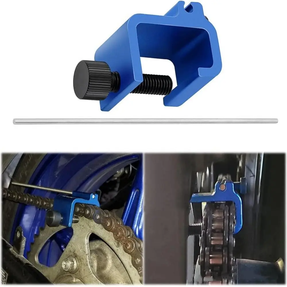 Aluminium Alloy Motorcycle Chain Alignment Tool Quick Adjustable Motorcycle Chain Holder Heavy Duty Fixed Chain Alignment Kit
Aluminium Alloy Motorcycle Chain Alignment Tool Quick Adjustable Motorcycle Chain Holder Heavy Duty Fixed Chain Alignment Kit