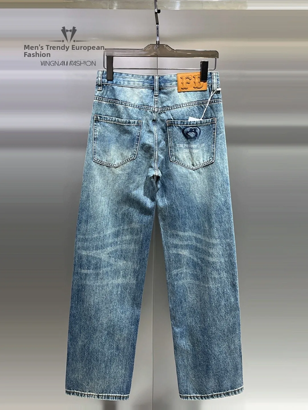 Men's Pure Color Wide Leg Jeans Drapey Loose Fit Casual Versatile Spring New Sle Flat Front Bootcut Trousers for Men
Men's Pure Color Wide Leg Jeans Drapey Loose Fit Casual Versatile Spring New Sle Flat Front Bootcut Trousers for Men